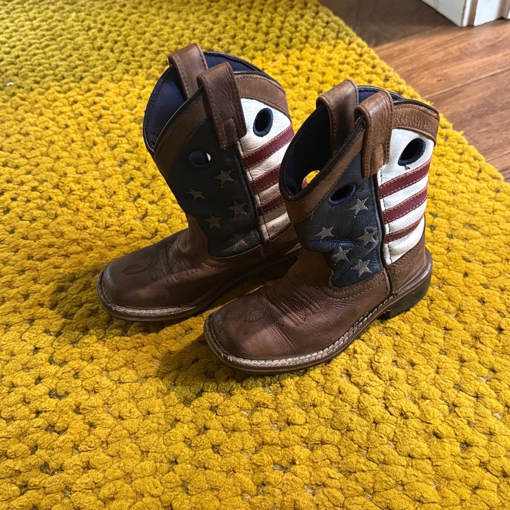 Children's Patriotic Western Boots